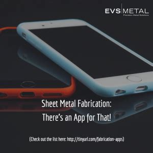 Sheet Metal Fabrication: There's an App for That!